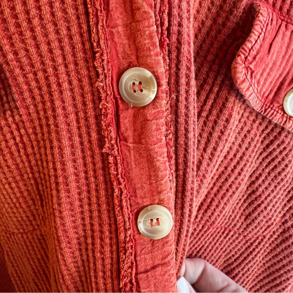 Free People NWT Women’s Oversized One Scout Jacket Rust Color Size L $128 Retail - Picture 9 of 16